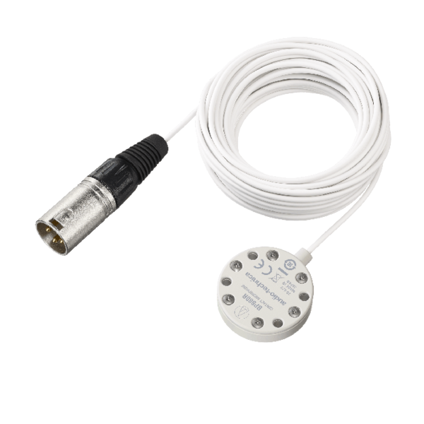 WATERPROOF PIEZO CONTACT MICROPHONE, IPX7, 20M CABLE, XLR